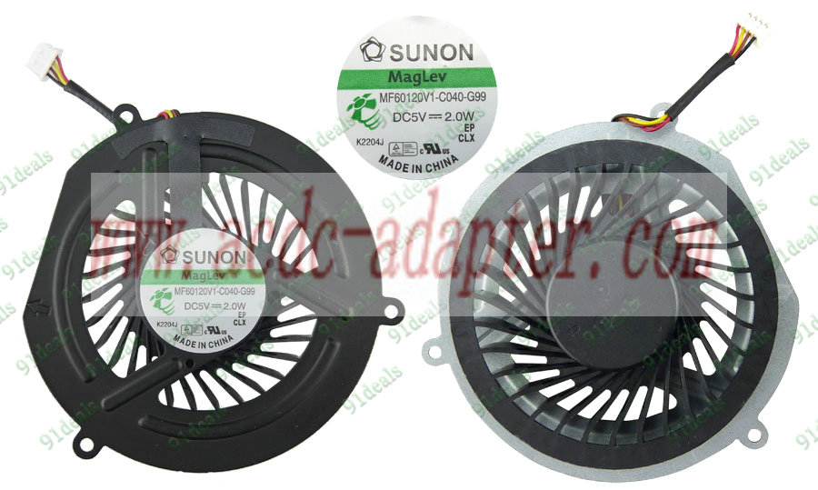 New Lenovo IdeaPad Y471 Y471A SUNON Fan MF60120V1-C040-G99 New Lenovo IdeaPad Y471 Y471A SUNON Fan MF60120V1-C040-G99
